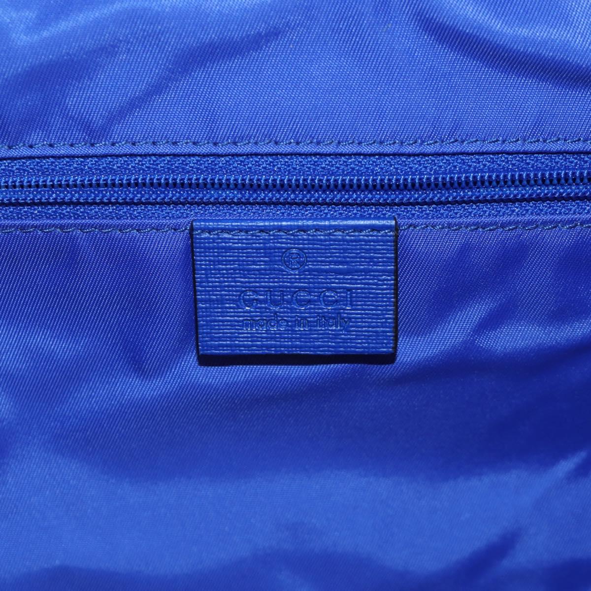 GUCCI GG Supreme Angry Cat Backpack PVC 2way Beige Silver 477875 Auth 171509SAM