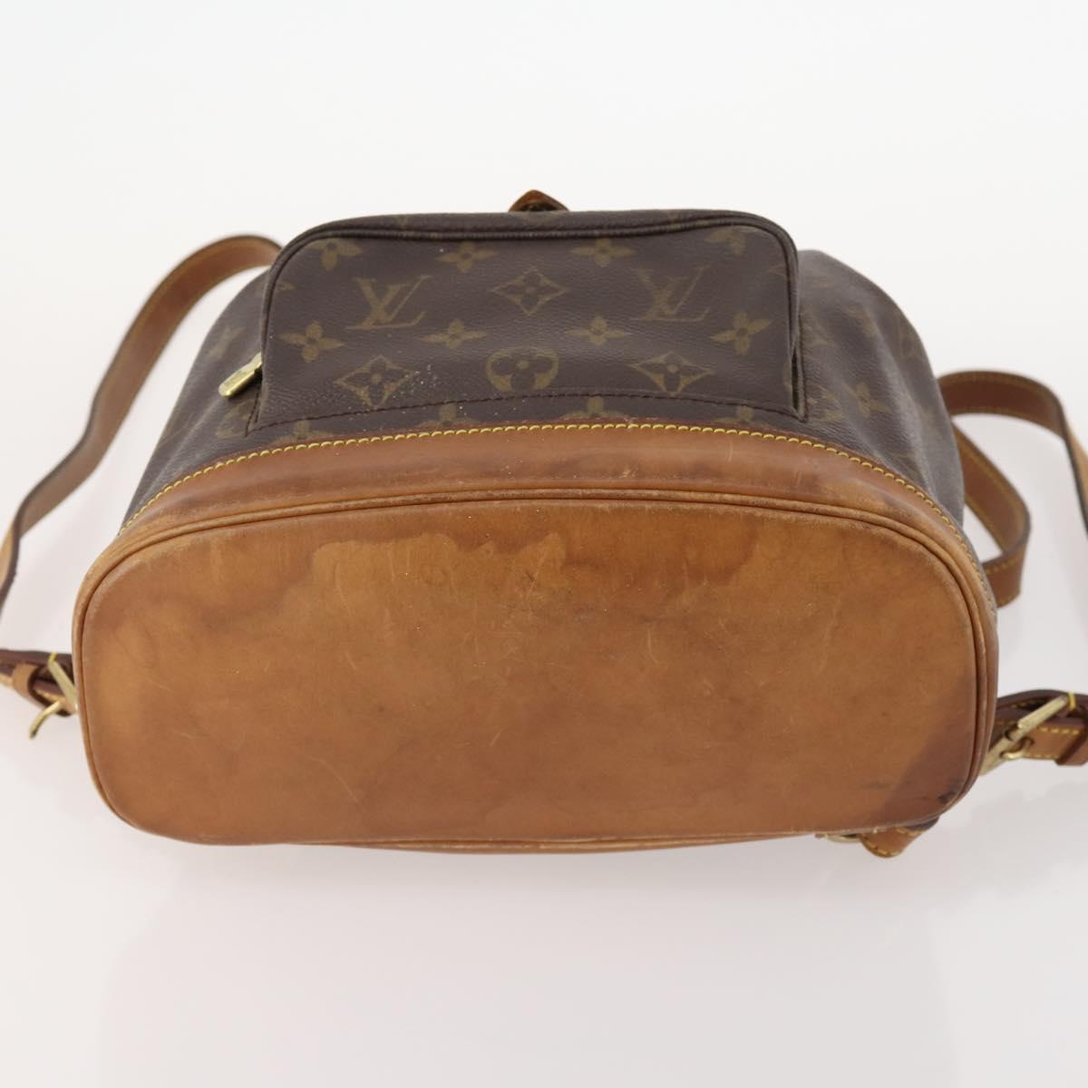 LOUIS VUITTON Monogram Montsouris MM Backpack M51136 LV Auth 171516A