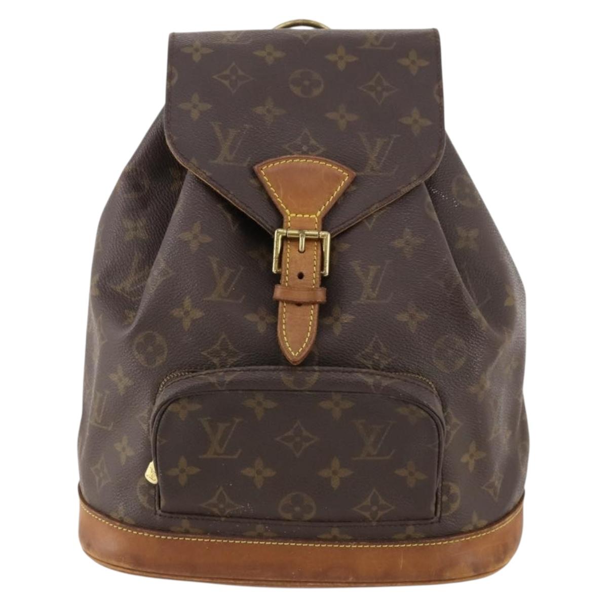 LOUIS VUITTON Monogram Montsouris MM Backpack M51136 LV Auth 171516A