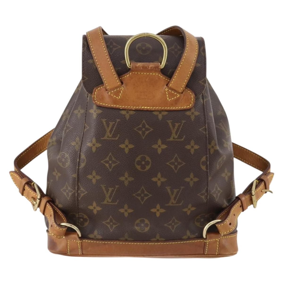 LOUIS VUITTON Monogram Montsouris MM Backpack M51136 LV Auth 171516A