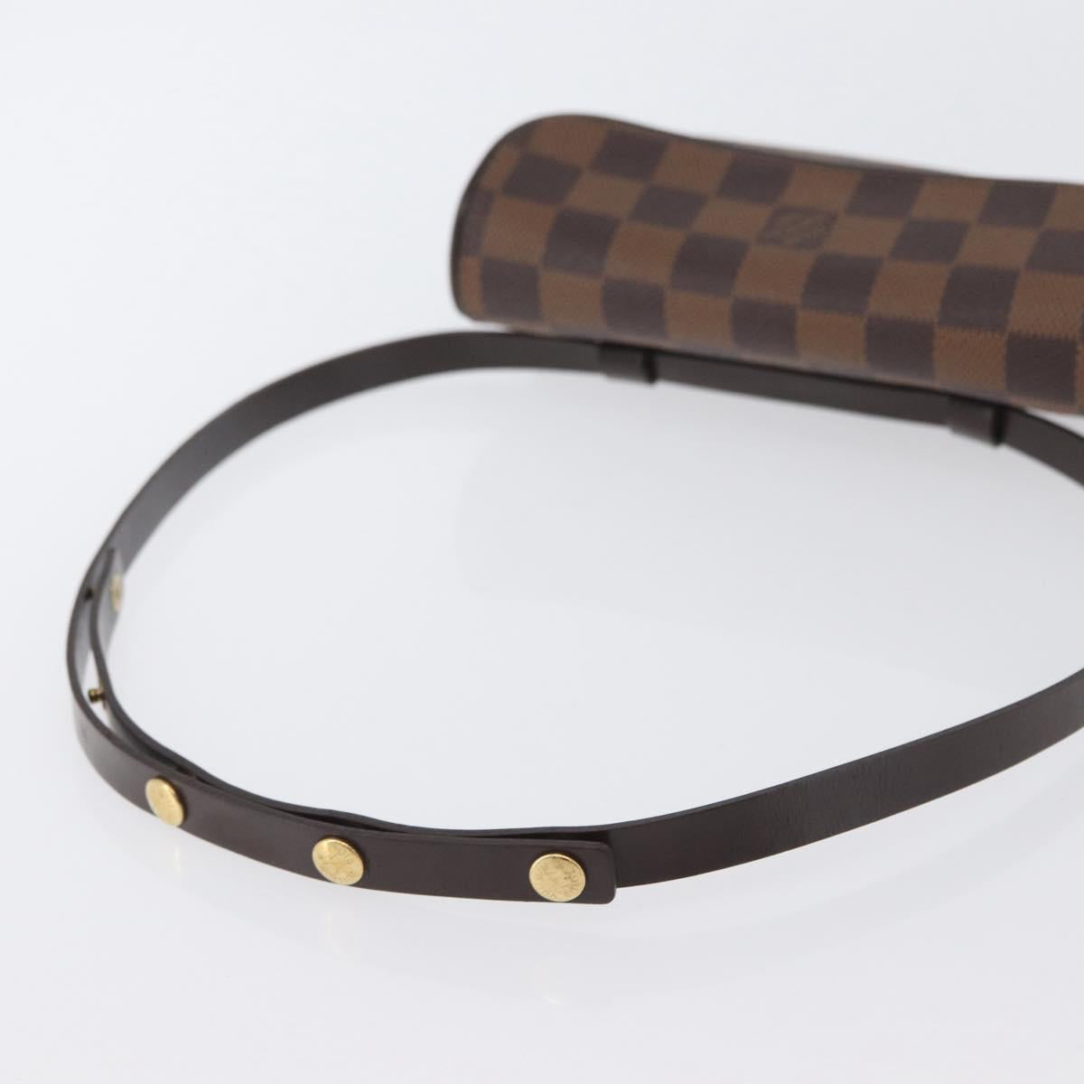 LOUIS VUITTON Damier Ebene Pochette Florentine Waist bag N51856 LV Auth 171517A
