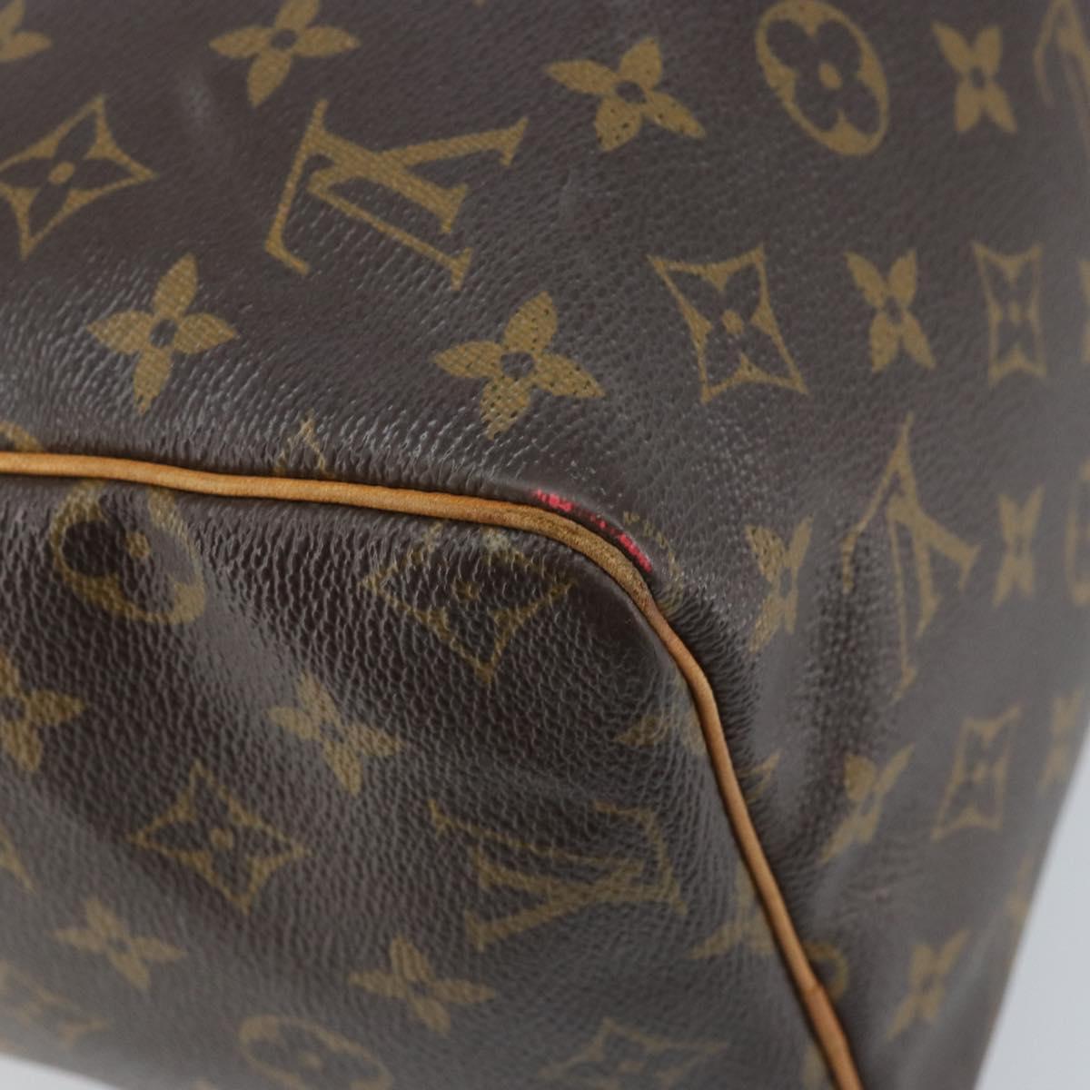 LOUIS VUITTON Monogram V Line Speedy 30 Hand Bag Pink LV Auth 171531A