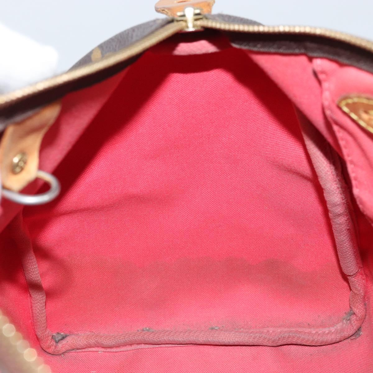 LOUIS VUITTON Monogram V Line Speedy 30 Hand Bag Pink LV Auth 171531A