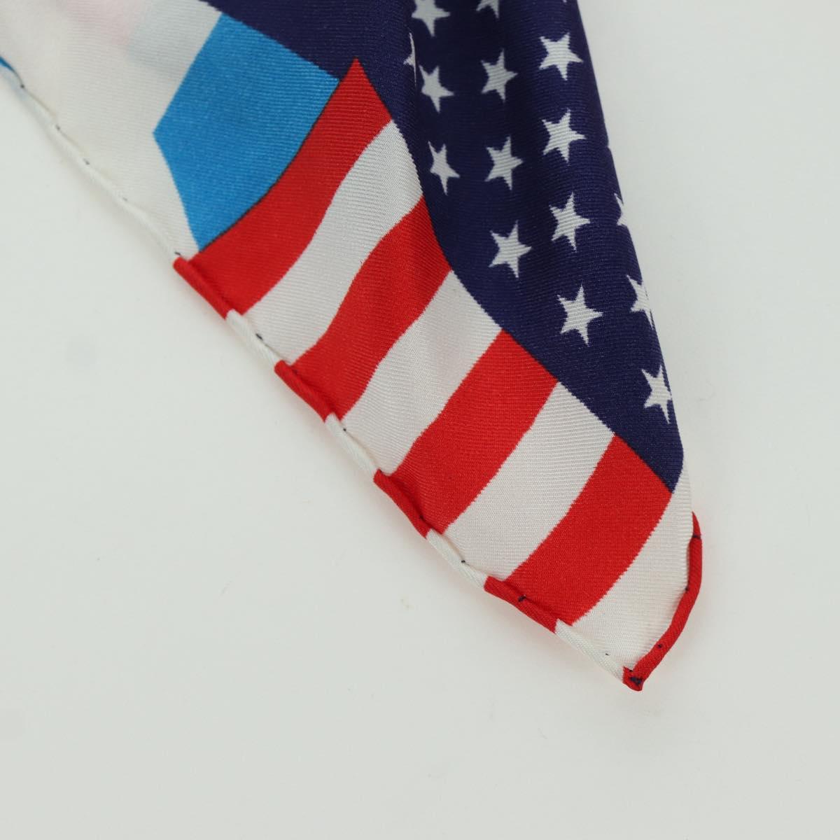 LOUIS VUITTON Bijoux Sac Flags Charm Silk Multicolor MP2485 LV Auth 171534SAM