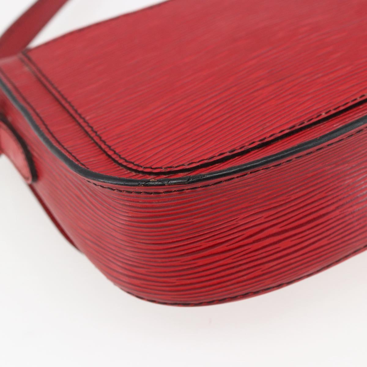 LOUIS VUITTON Epi Saint Cloud PM Shoulder Bag Red M52217 LV Auth 171556