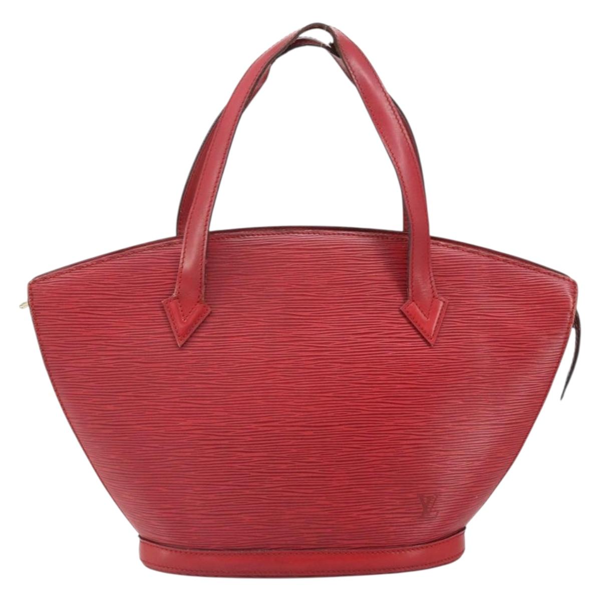 LOUIS VUITTON Epi Saint Jacques Shoulder Bag Red M52277 LV Auth 171557