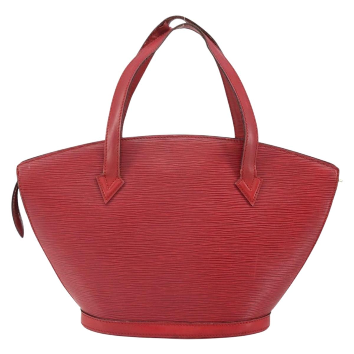 LOUIS VUITTON Epi Saint Jacques Shoulder Bag Red M52277 LV Auth 171557