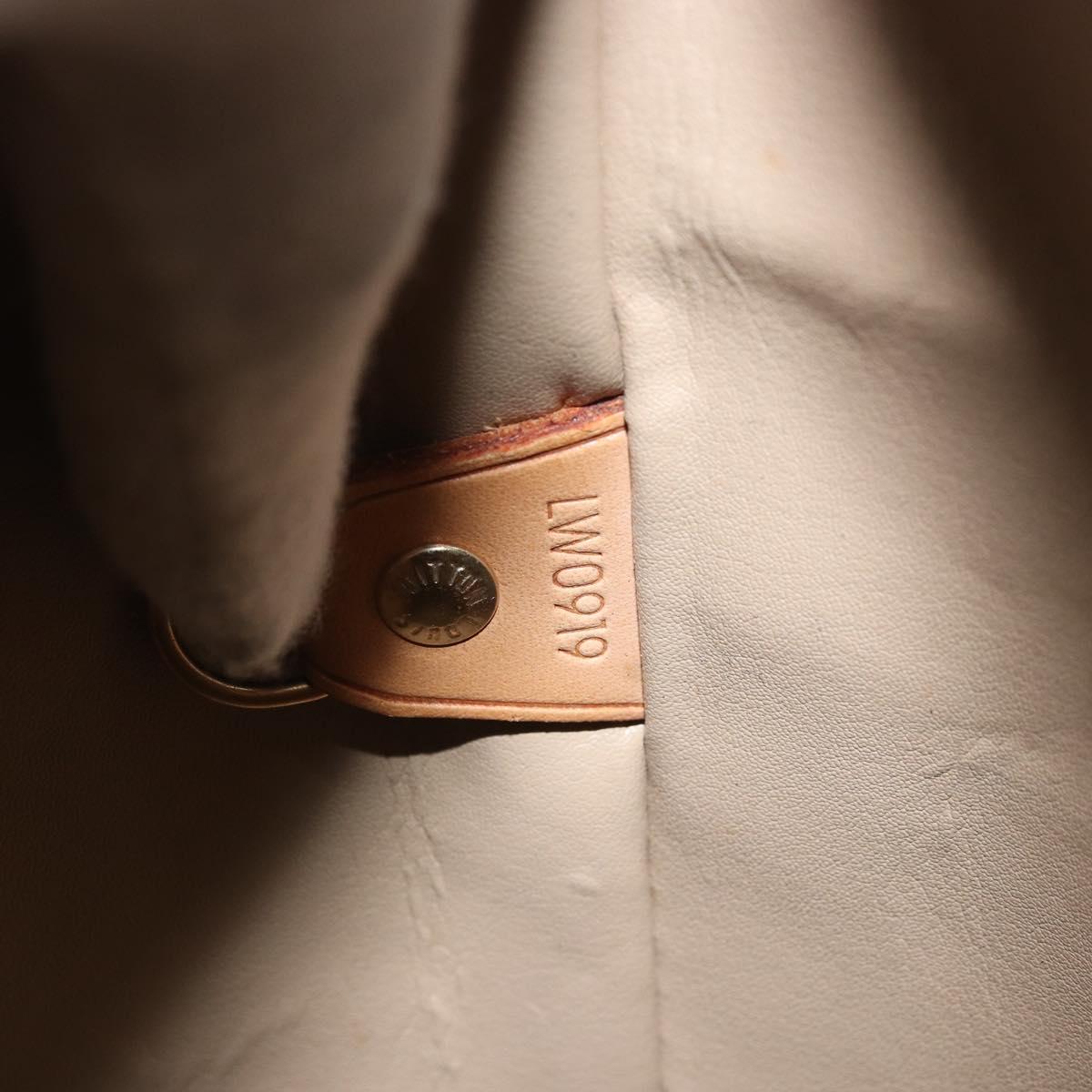 LOUIS VUITTON Monogram Vernis Houston Hand Bag Beige M91004 LV Auth 171560