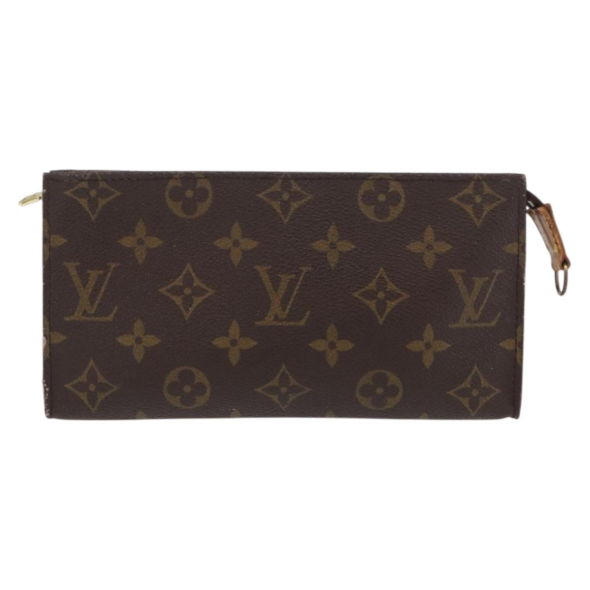 LOUIS VUITTON Monogram Bucket GM Accessory Pouch LV Auth 171581