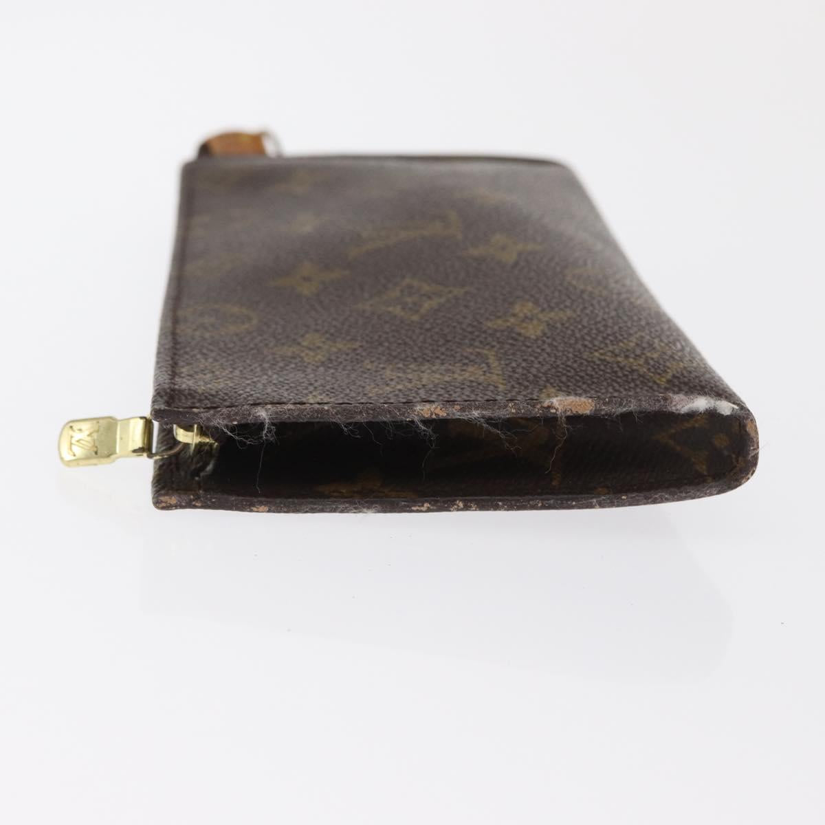 LOUIS VUITTON Monogram Bucket GM Accessory Pouch LV Auth 171581