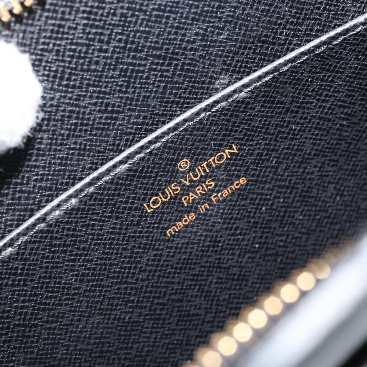 LOUIS VUITTON Epi Pochette Homme Clutch Bag Black M52522 LV Auth 171613
