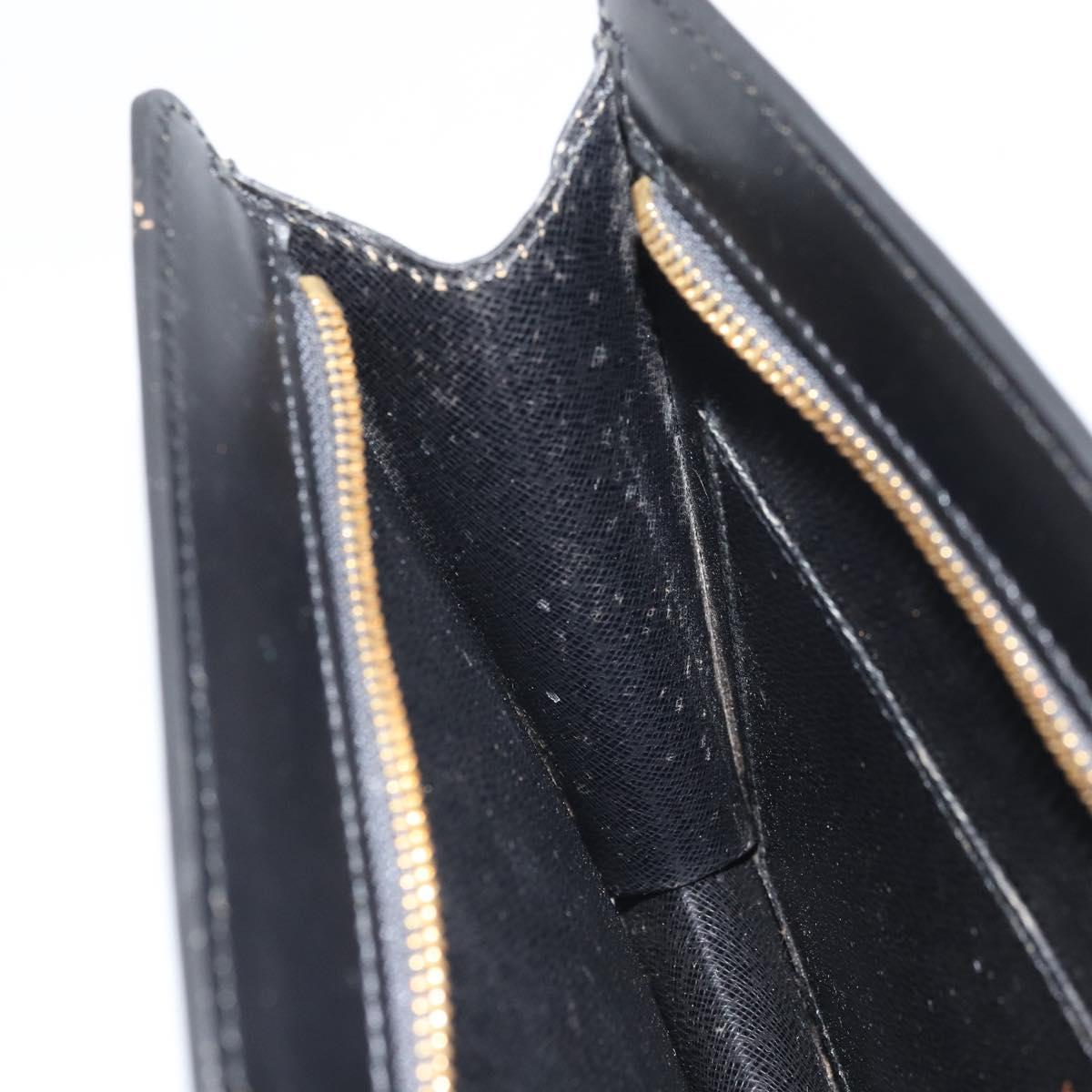 LOUIS VUITTON Epi Pochette Homme Clutch Bag Black M52522 LV Auth 171613
