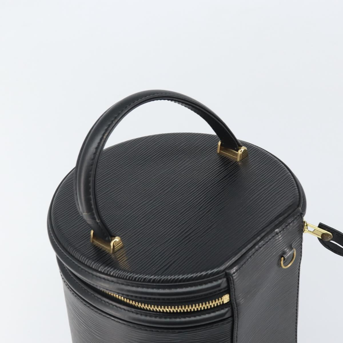 LOUIS VUITTON Epi Cannes Hand Bag Black M48032 LV Auth 171621
