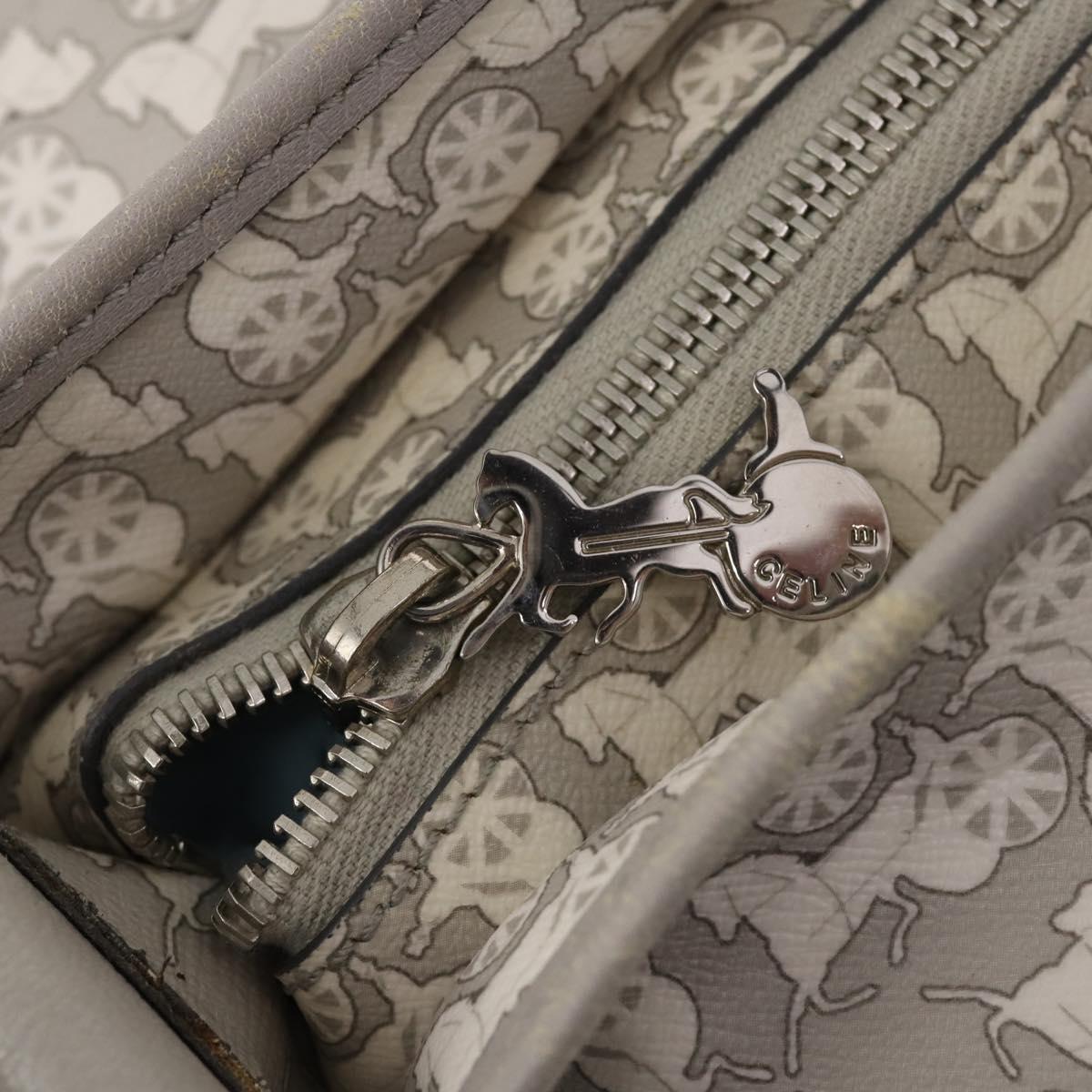 CELINE Sulky Mothers Bag PVC Ai Tominaga Collaboration Gray Silver Auth 171635