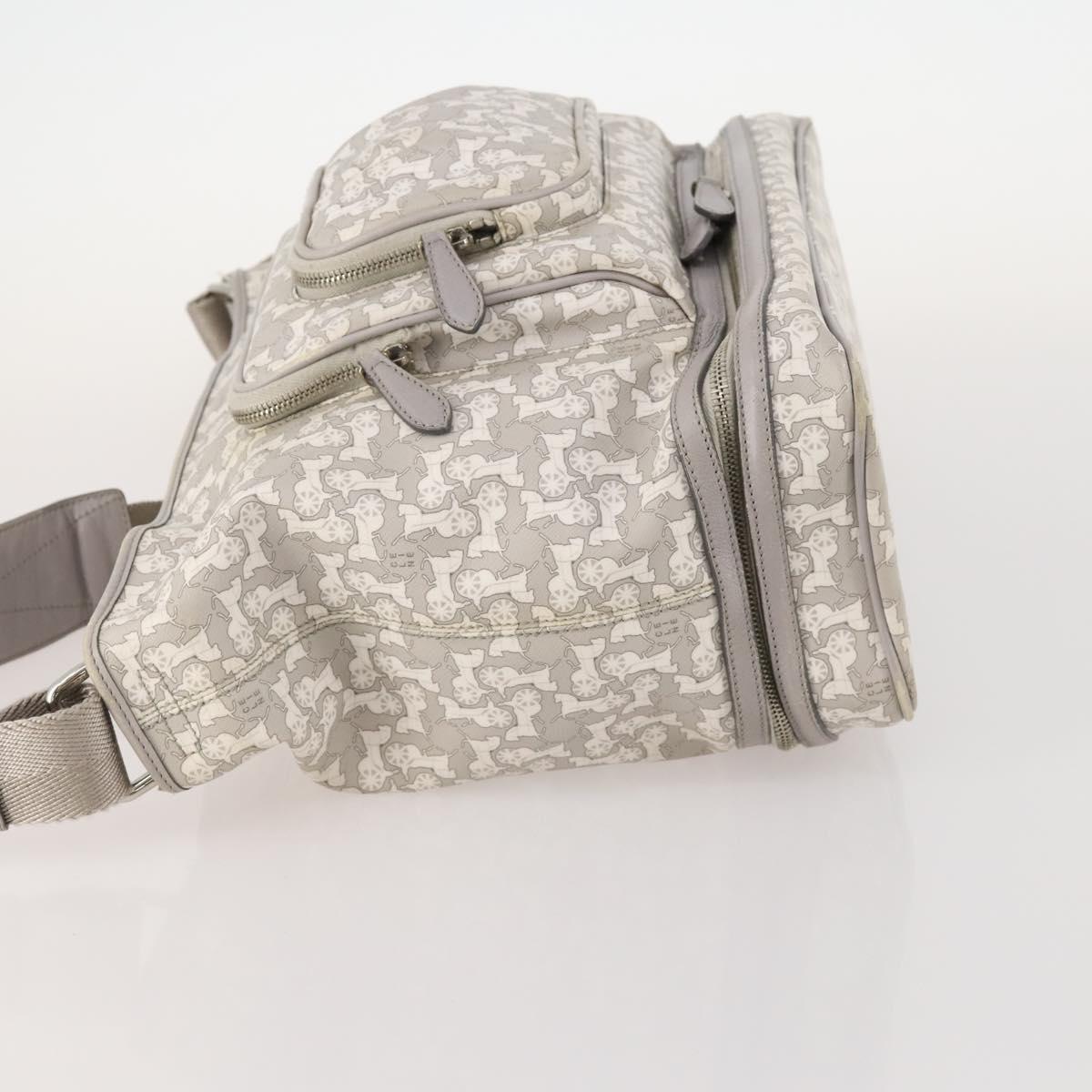 CELINE Sulky Mothers Bag PVC Ai Tominaga Collaboration Gray Silver Auth 171635