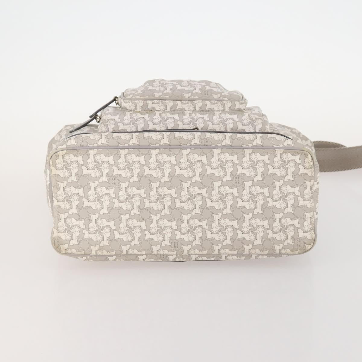 CELINE Sulky Mothers Bag PVC Ai Tominaga Collaboration Gray Silver Auth 171635