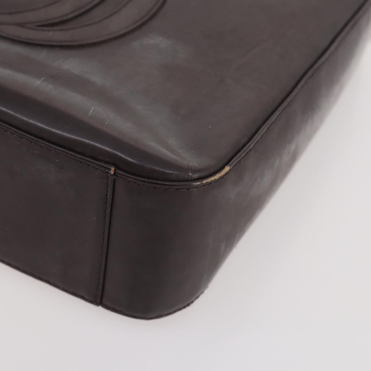 GUCCI Shoulder Bag Patent leather Brown 000 1013 0506 Auth 171641