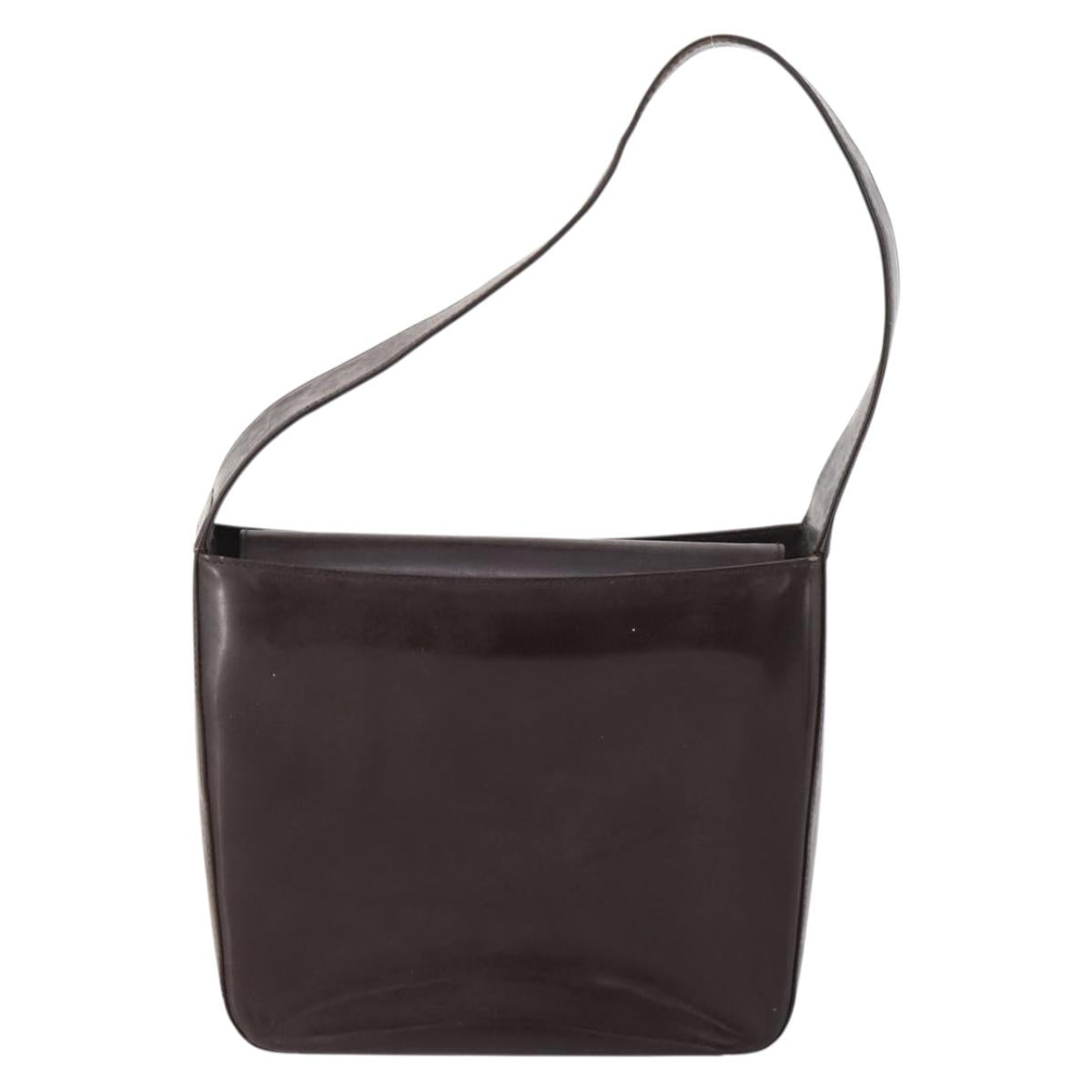 GUCCI Shoulder Bag Patent leather Brown 000 1013 0506 Auth 171641