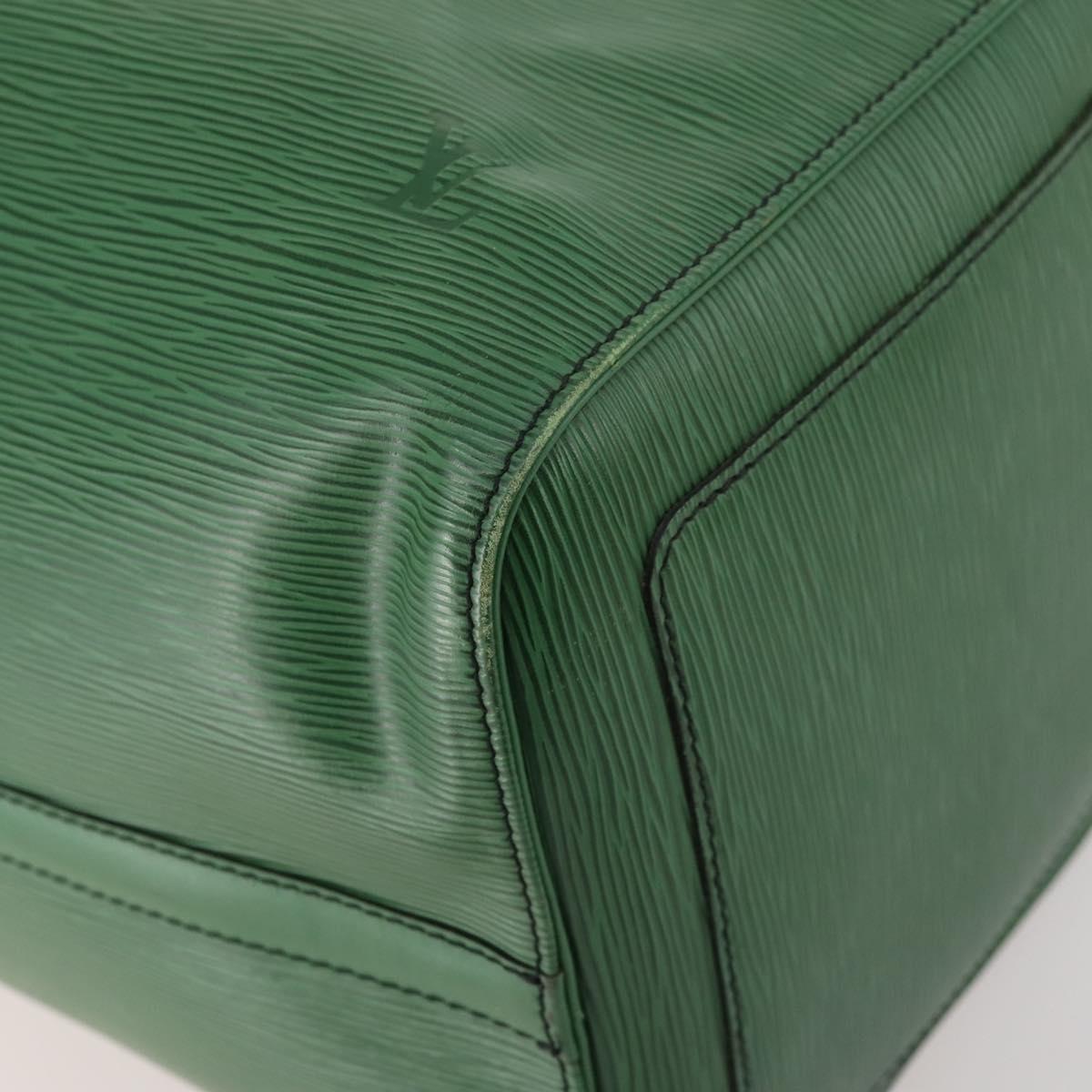 LOUIS VUITTON Epi Keepall 50 Boston Bag Green M42964 LV Auth 171672