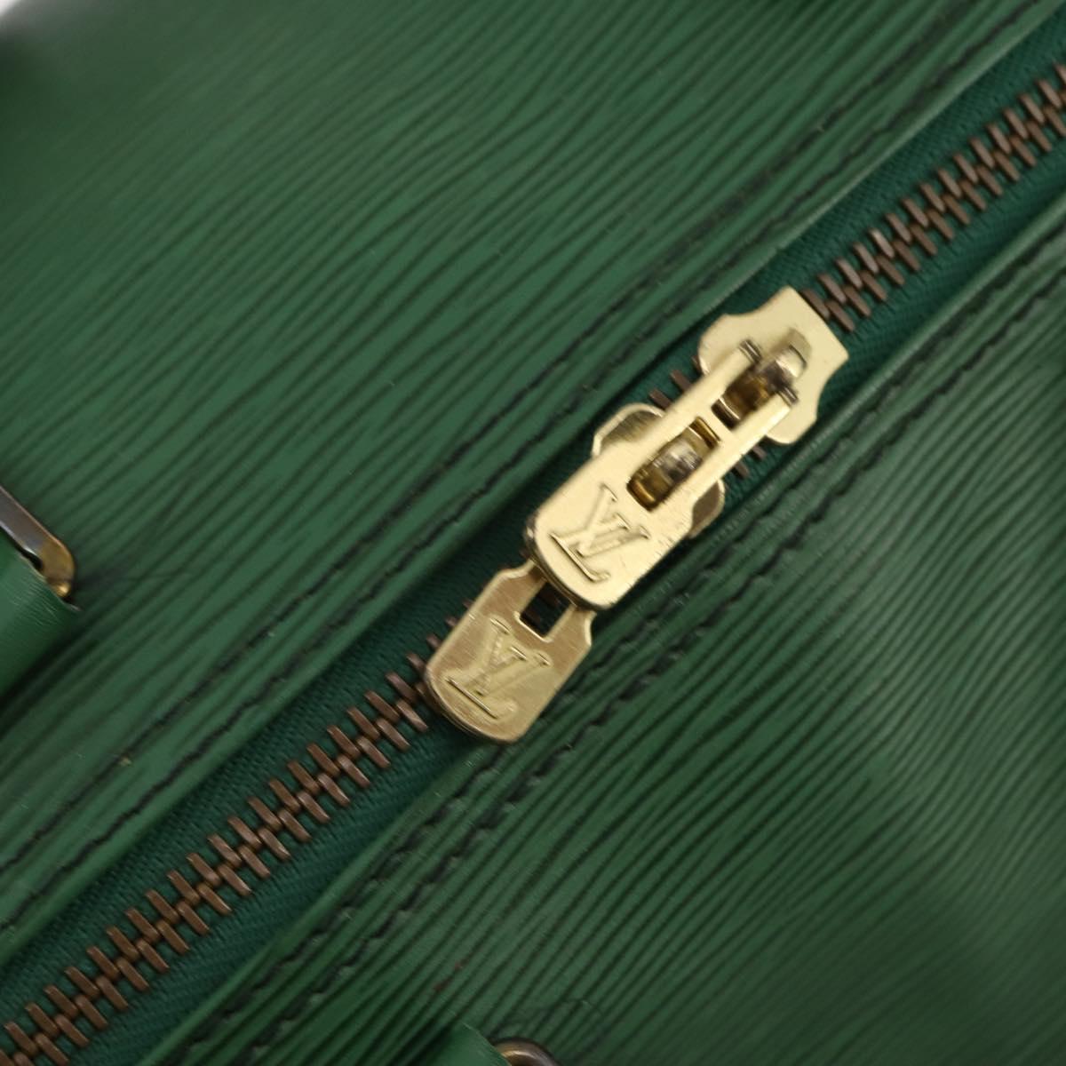 LOUIS VUITTON Epi Keepall 50 Boston Bag Green M42964 LV Auth 171672