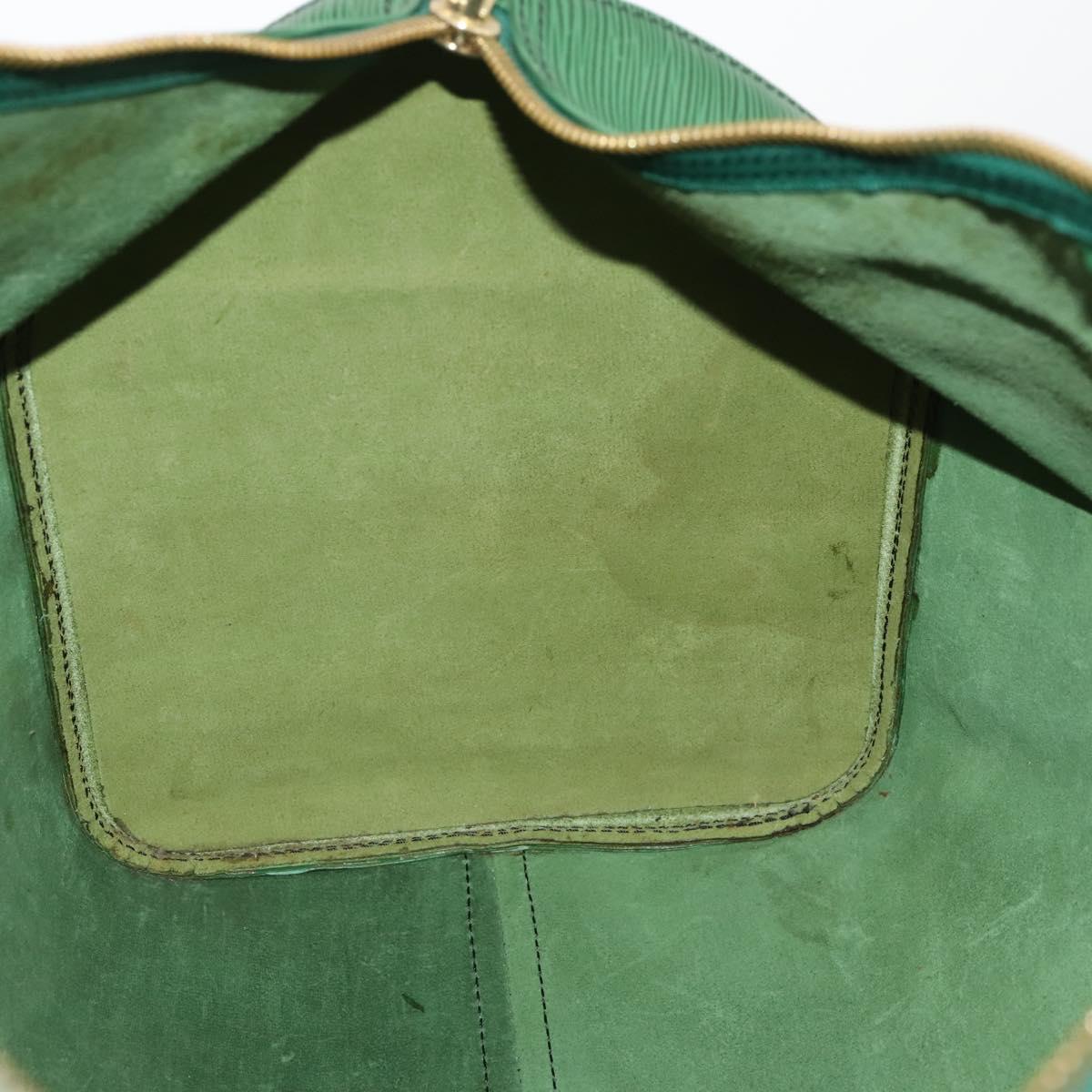 LOUIS VUITTON Epi Keepall 50 Boston Bag Green M42964 LV Auth 171672