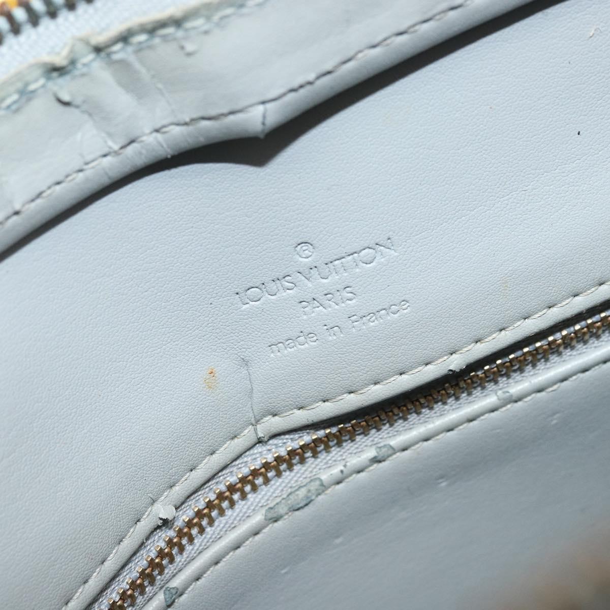 LOUIS VUITTON Monogram Vernis Houston Hand Bag Gris M91053 LV Auth 171675