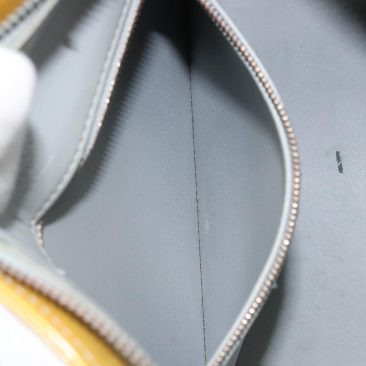 LOUIS VUITTON Monogram Vernis Houston Hand Bag Gris M91053 LV Auth 171675