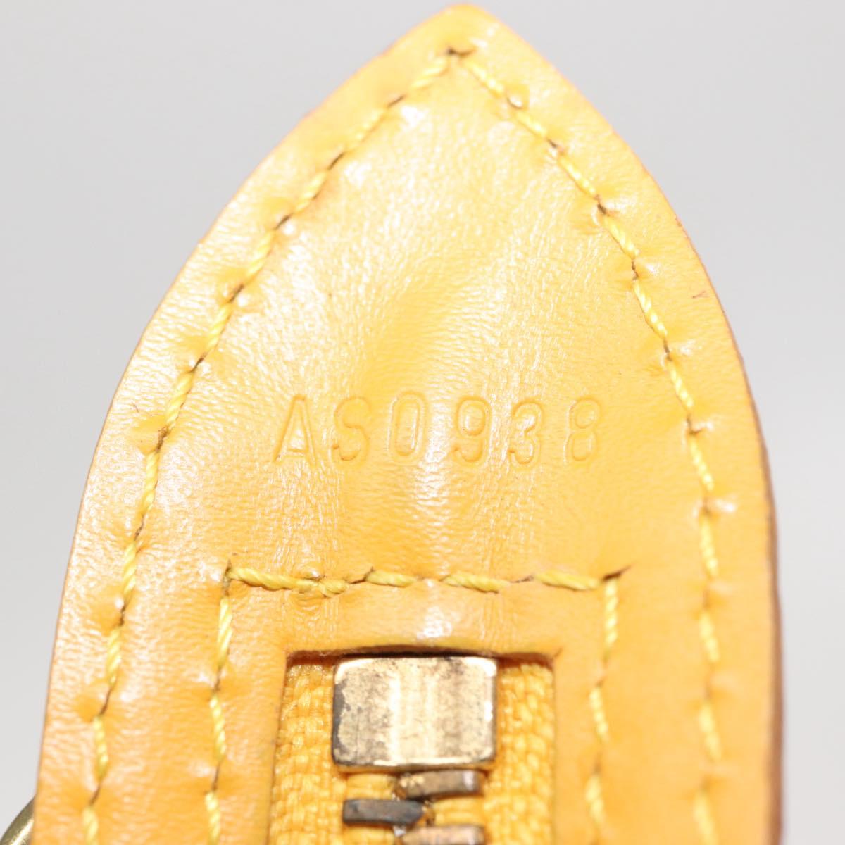 LOUIS VUITTON Epi Saint Jacques Shopping Shoulder Bag Yellow M52269 Auth 171683
