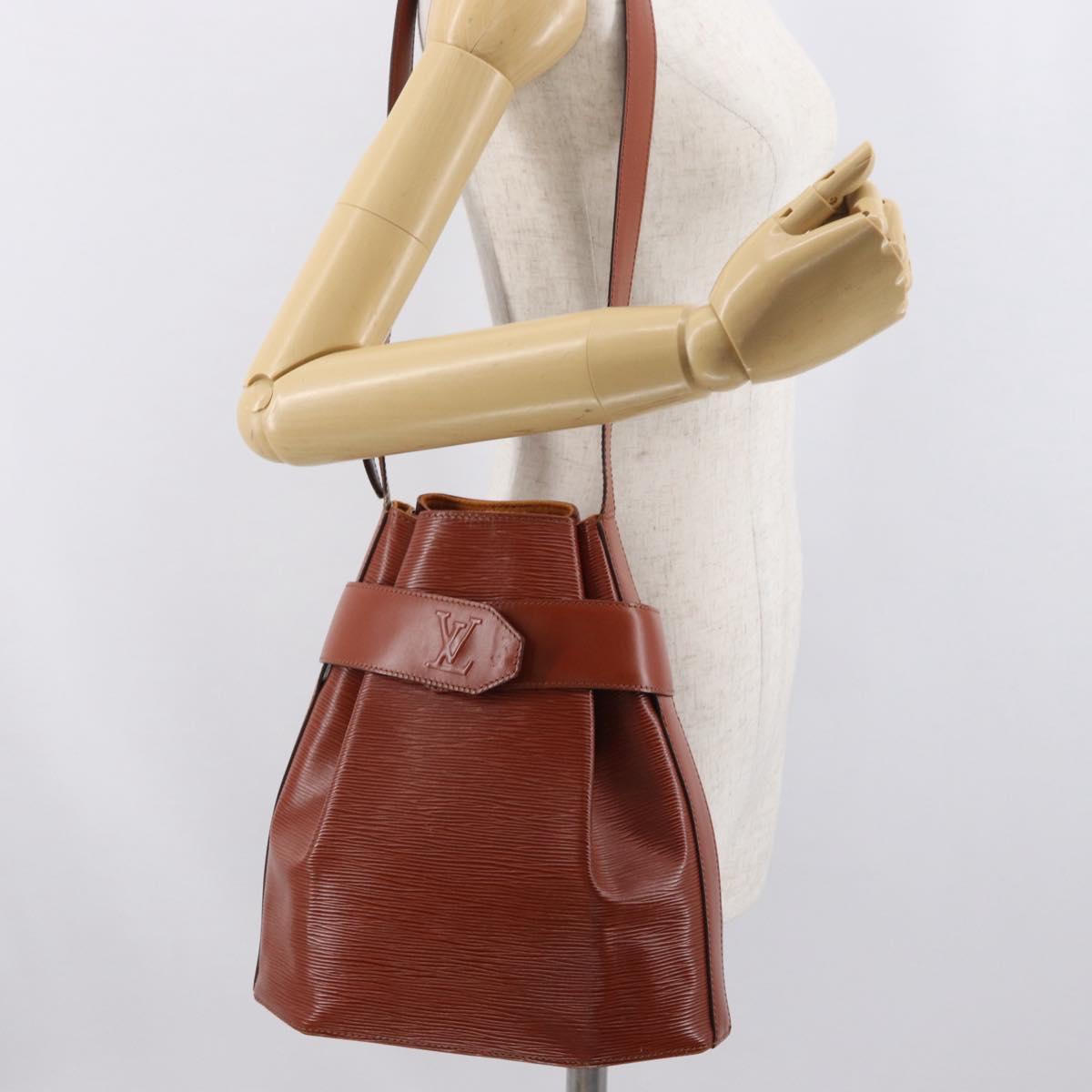 LOUIS VUITTON Epi Sac de Paul PM Shoulder Bag Brown M80203 LV Auth 171685