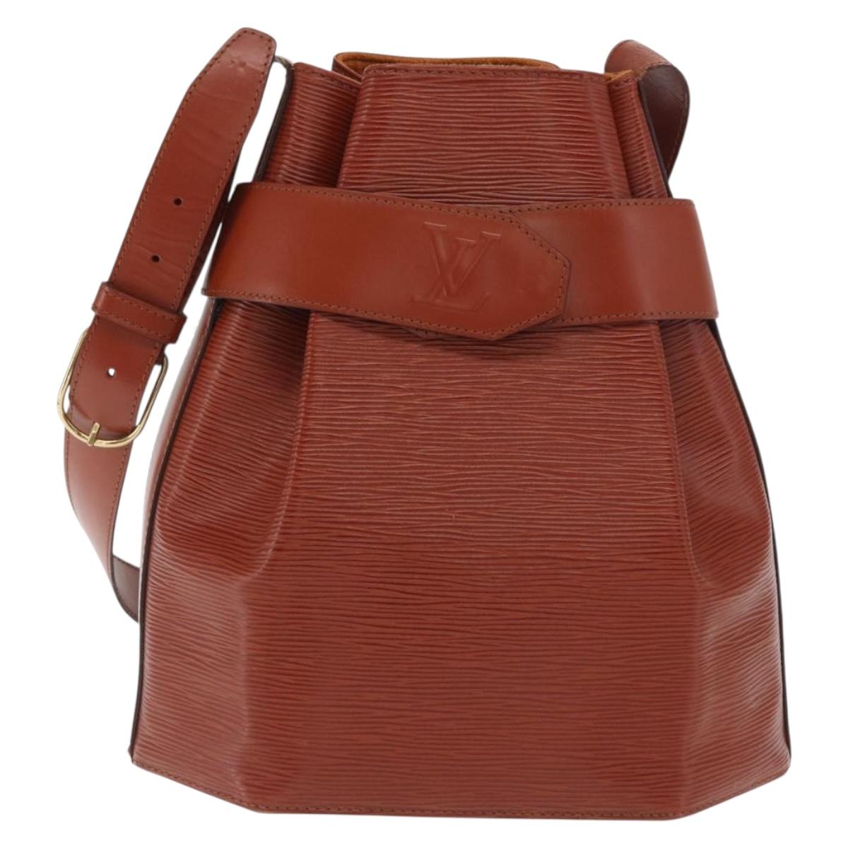 LOUIS VUITTON Epi Sac de Paul PM Shoulder Bag Brown M80203 LV Auth 171685