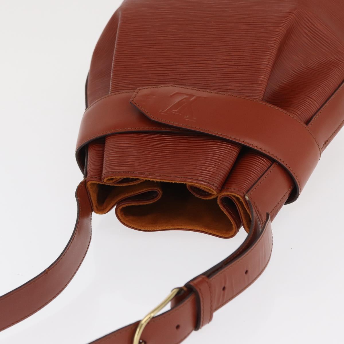 LOUIS VUITTON Epi Sac de Paul PM Shoulder Bag Brown M80203 LV Auth 171685