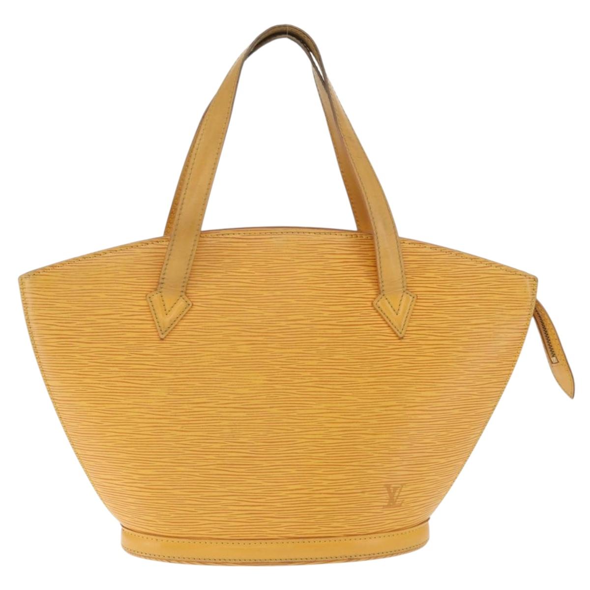 LOUIS VUITTON Epi Saint Jacques Shopping Shoulder Bag Yellow M52269 Auth 171686