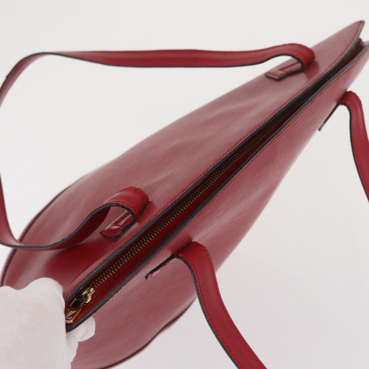 LOUIS VUITTON Epi Saint Jacques Shopping Shoulder Bag Red M52277 LV Auth 171688