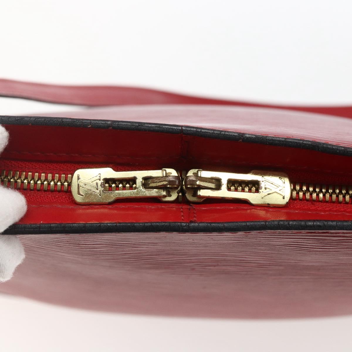 LOUIS VUITTON Epi Lussac Shoulder Bag Red M52287 LV Auth 171689
