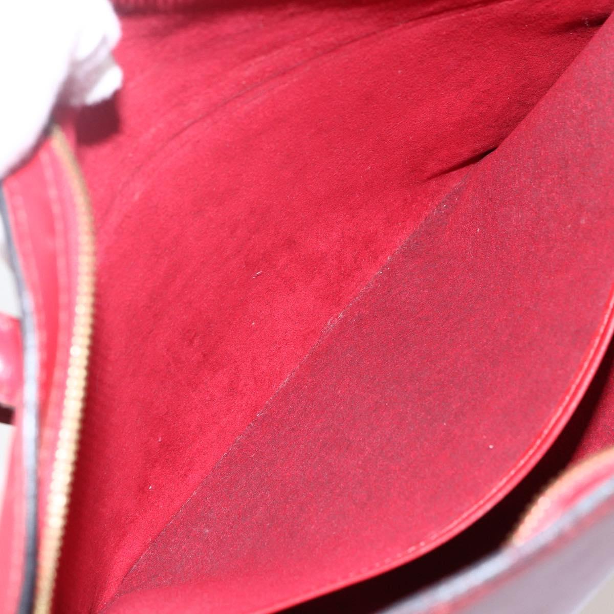 LOUIS VUITTON Epi Lussac Shoulder Bag Red M52287 LV Auth 171689