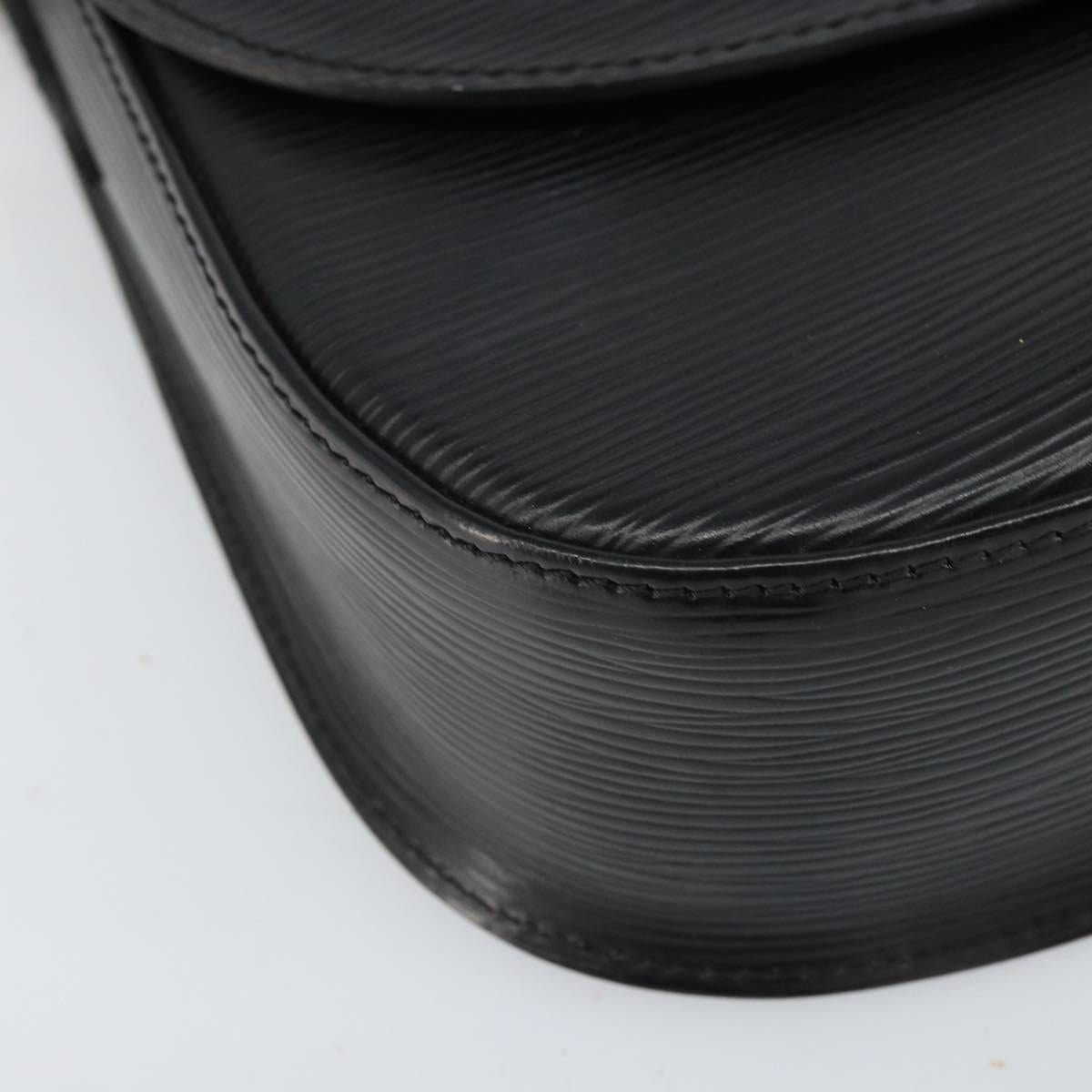 LOUIS VUITTON Epi Saint Cloud GM Shoulder Bag Black Noir M52192 LV Auth 171693A