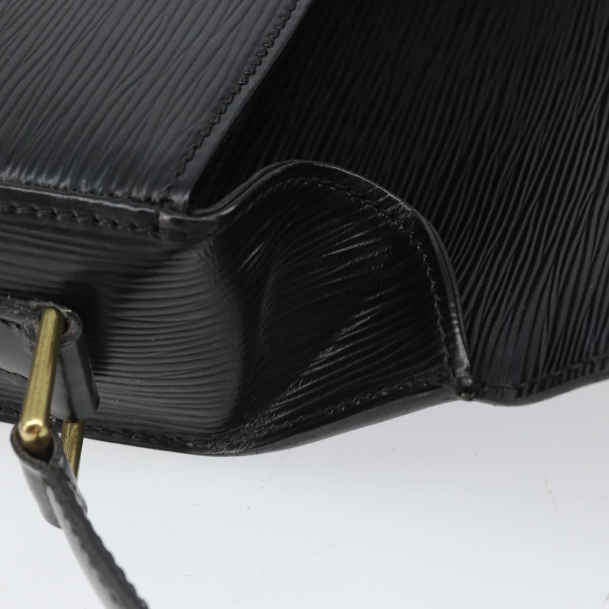 LOUIS VUITTON Epi Saint Cloud GM Shoulder Bag Black Noir M52192 LV Auth 171693A