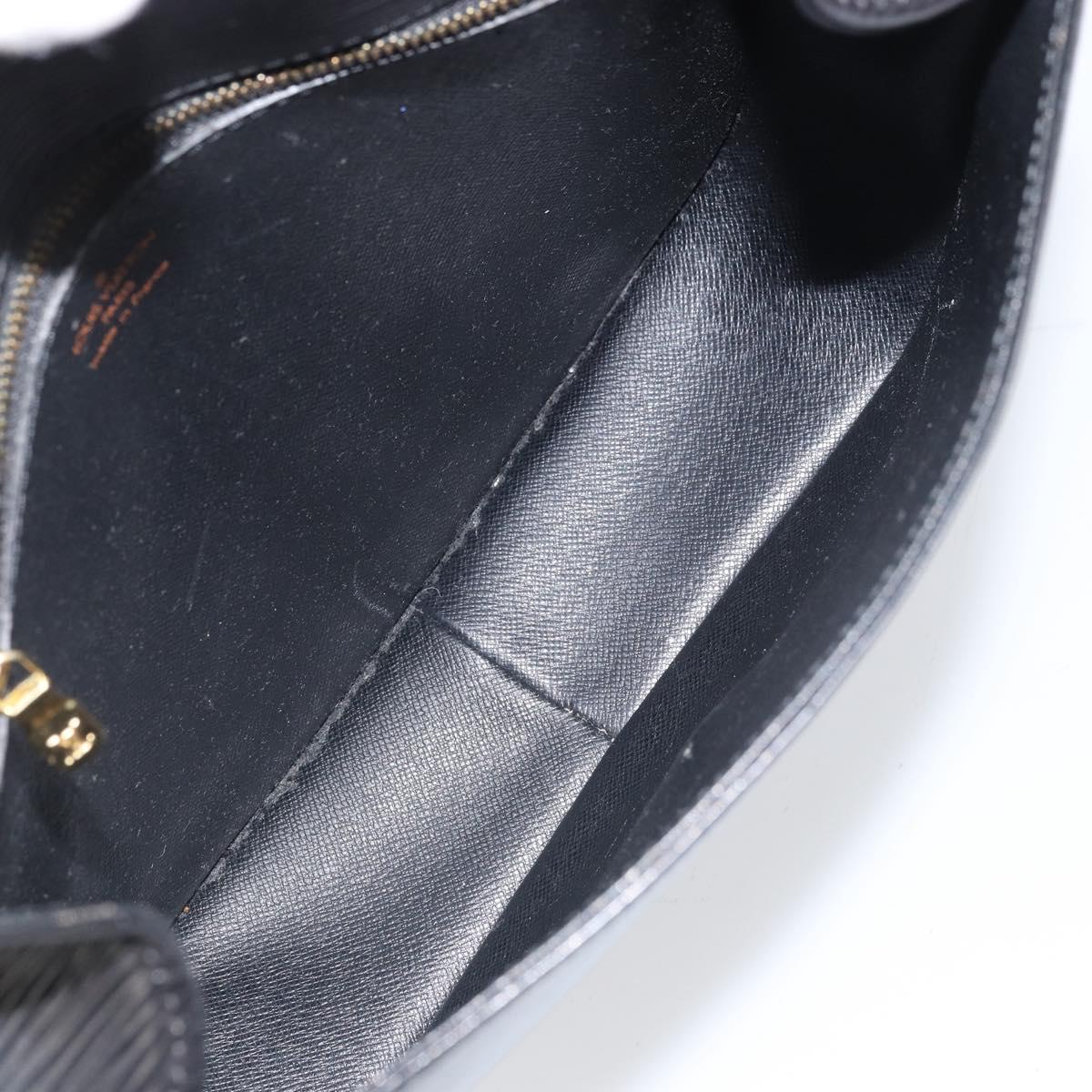 LOUIS VUITTON Epi Saint Cloud GM Shoulder Bag Black Noir M52192 LV Auth 171693A