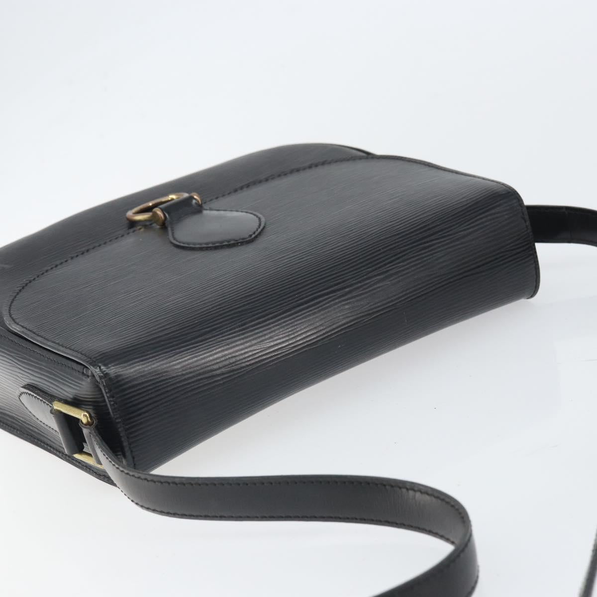 LOUIS VUITTON Epi Saint Cloud GM Shoulder Bag Black Noir M52192 LV Auth 171693A
