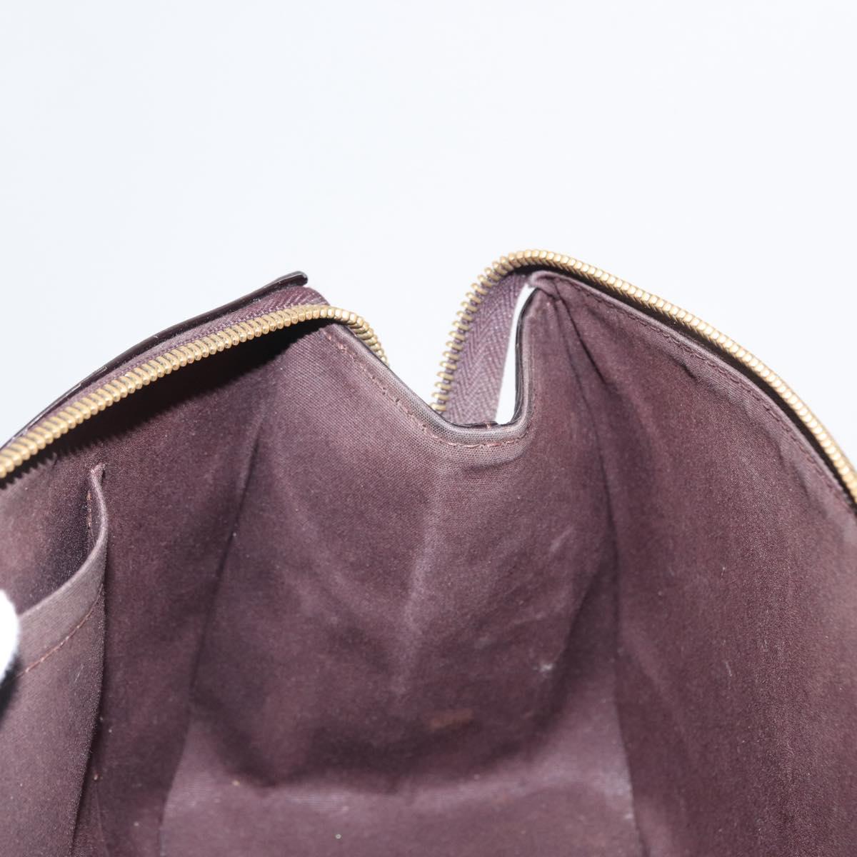 LOUIS VUITTON Monogram Vernis Rosewood Avenue Bag Amarante M93510 LV Auth 171695