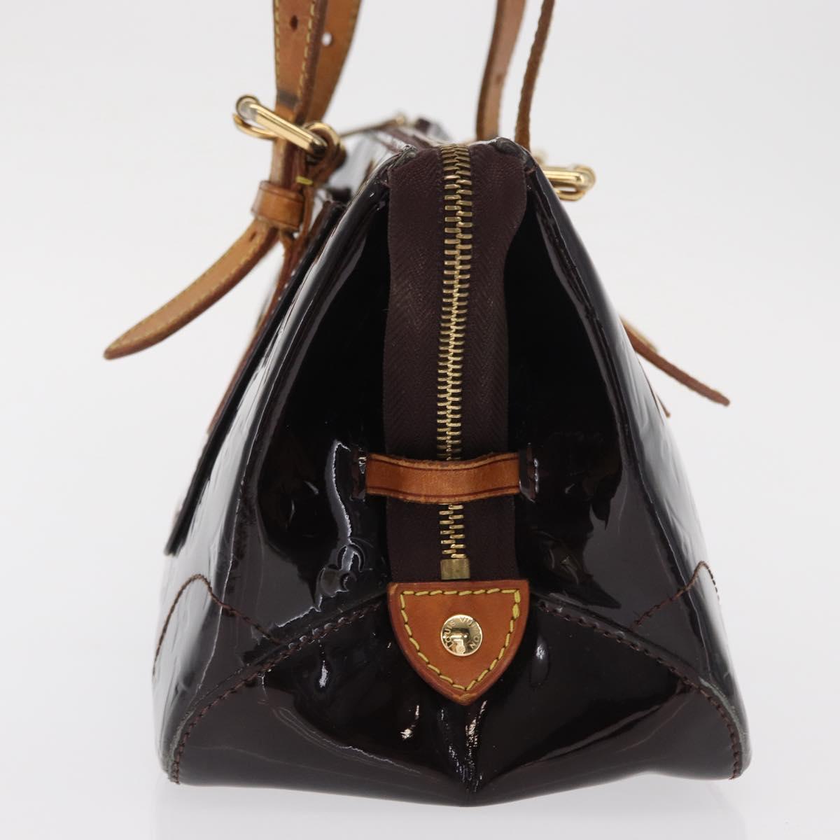 LOUIS VUITTON Monogram Vernis Rosewood Avenue Bag Amarante M93510 LV Auth 171695