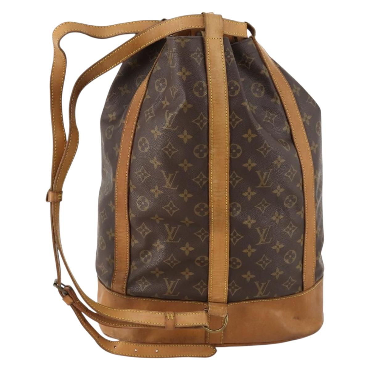 LOUIS VUITTON Monogram Randonnee GM Shoulder Bag M42244 LV Auth 171698