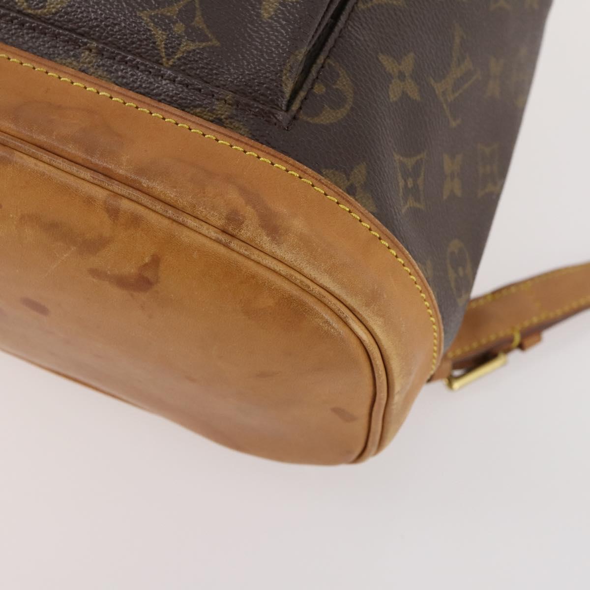 LOUIS VUITTON Monogram Montsouris MM Backpack M51136 LV Auth 171700