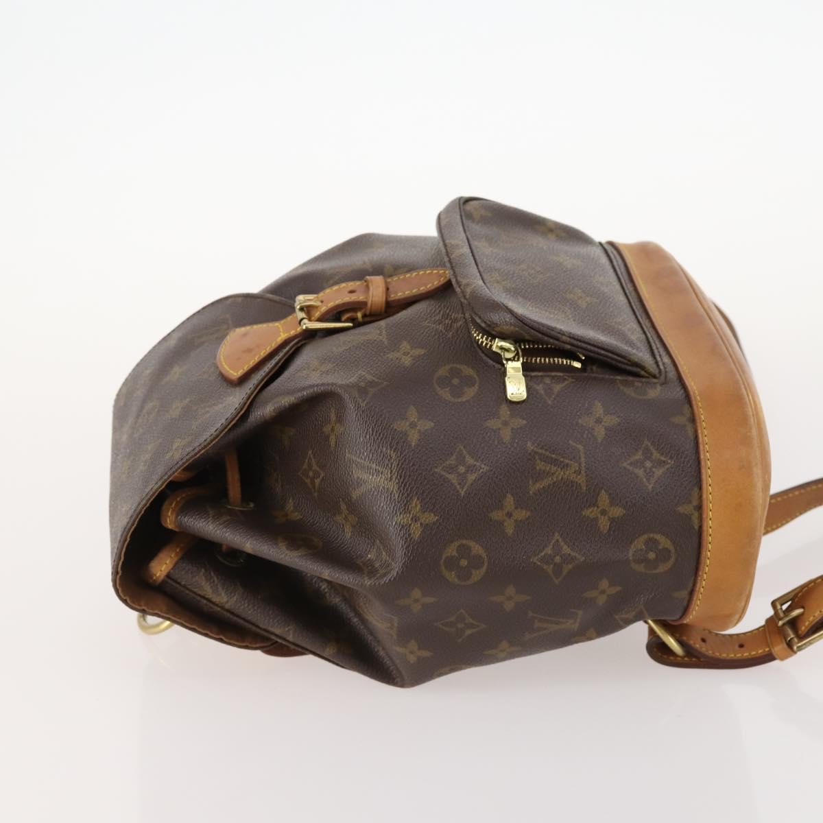 LOUIS VUITTON Monogram Montsouris MM Backpack M51136 LV Auth 171700