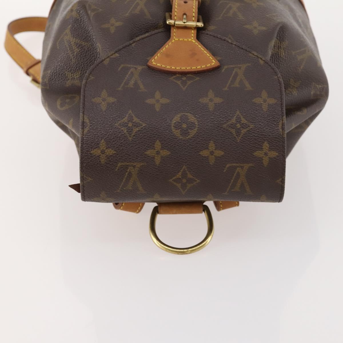 LOUIS VUITTON Monogram Montsouris MM Backpack M51136 LV Auth 171700