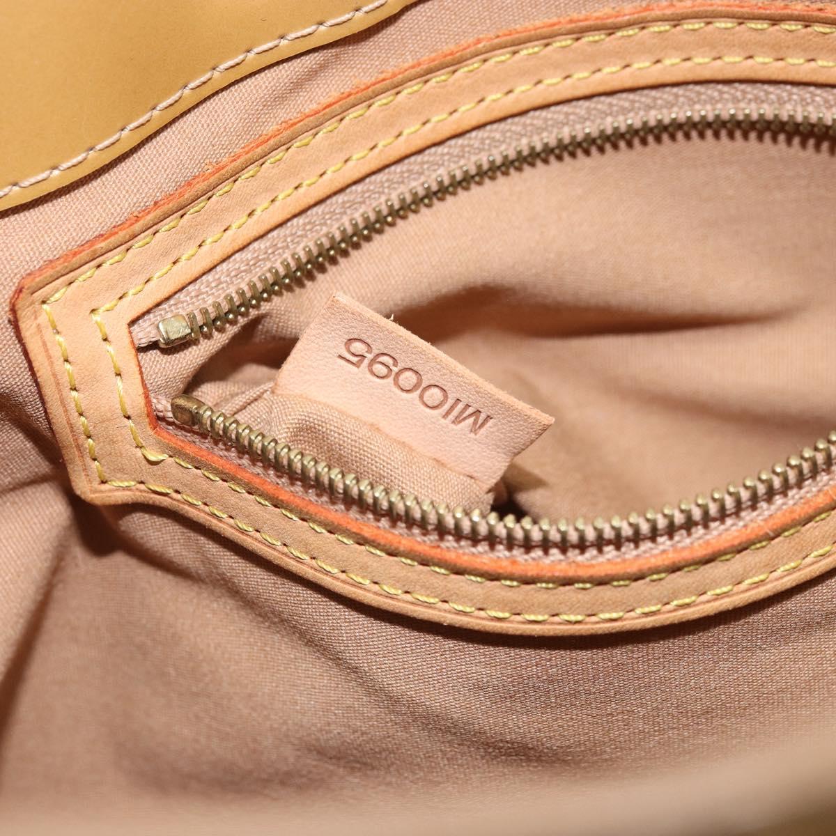 LOUIS VUITTON Monogram Vernis Reade PM Hand Bag Noisette M91334 LV Auth 171717
