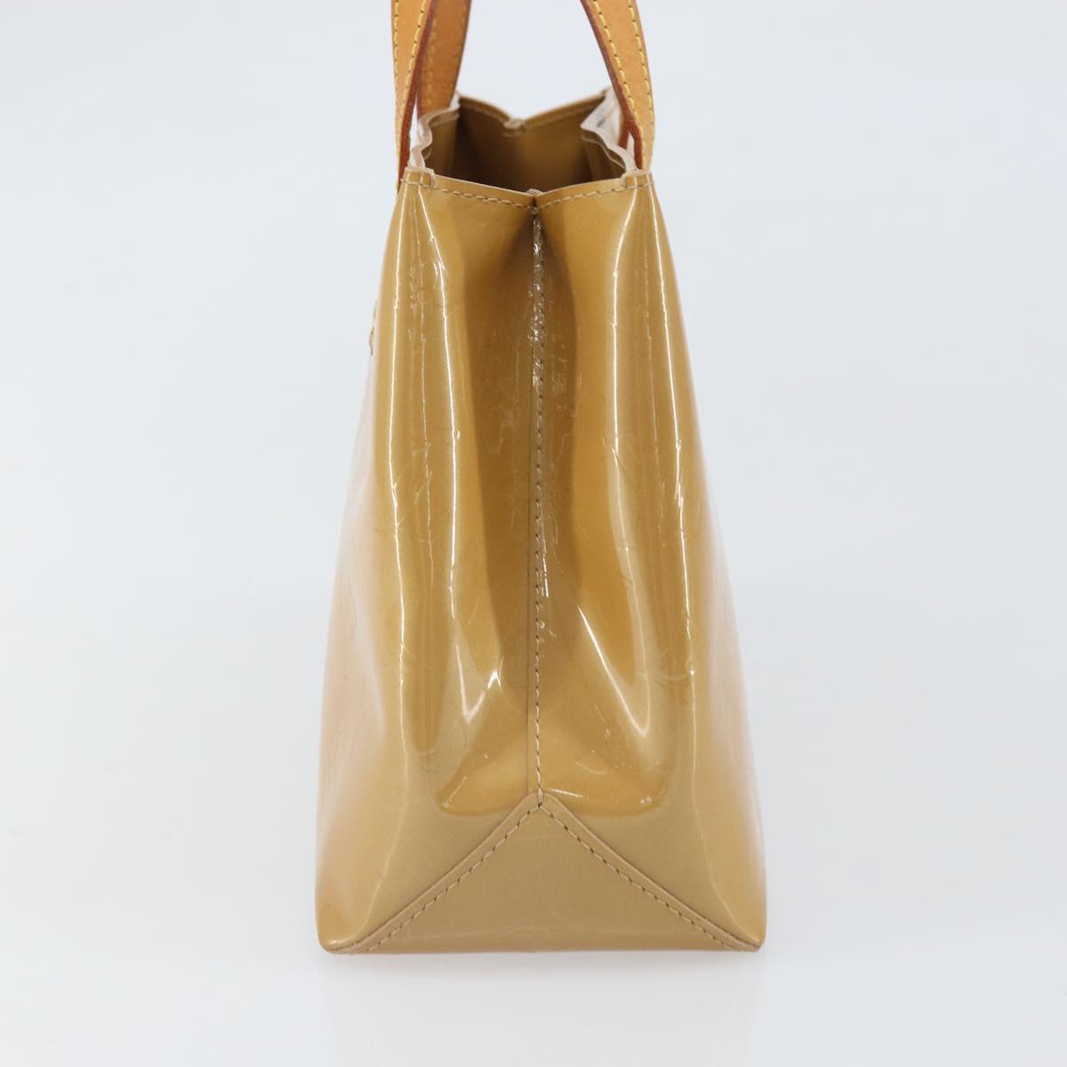 LOUIS VUITTON Monogram Vernis Reade PM Hand Bag Noisette M91334 LV Auth 171717