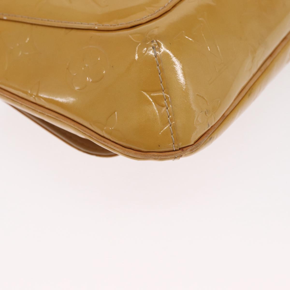 LOUIS VUITTON Monogram Vernis Thompson Street Bag Jaune M91123 LV Auth 171721