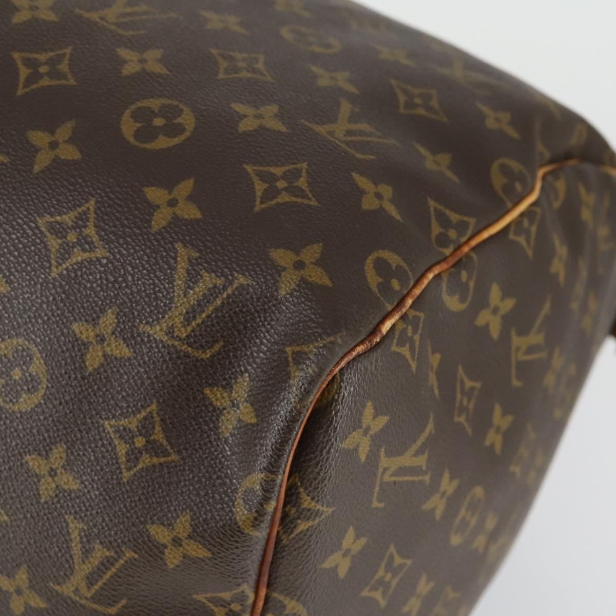 LOUIS VUITTON Monogram Keepall 55 Boston Bag M41424 LV Auth 171726