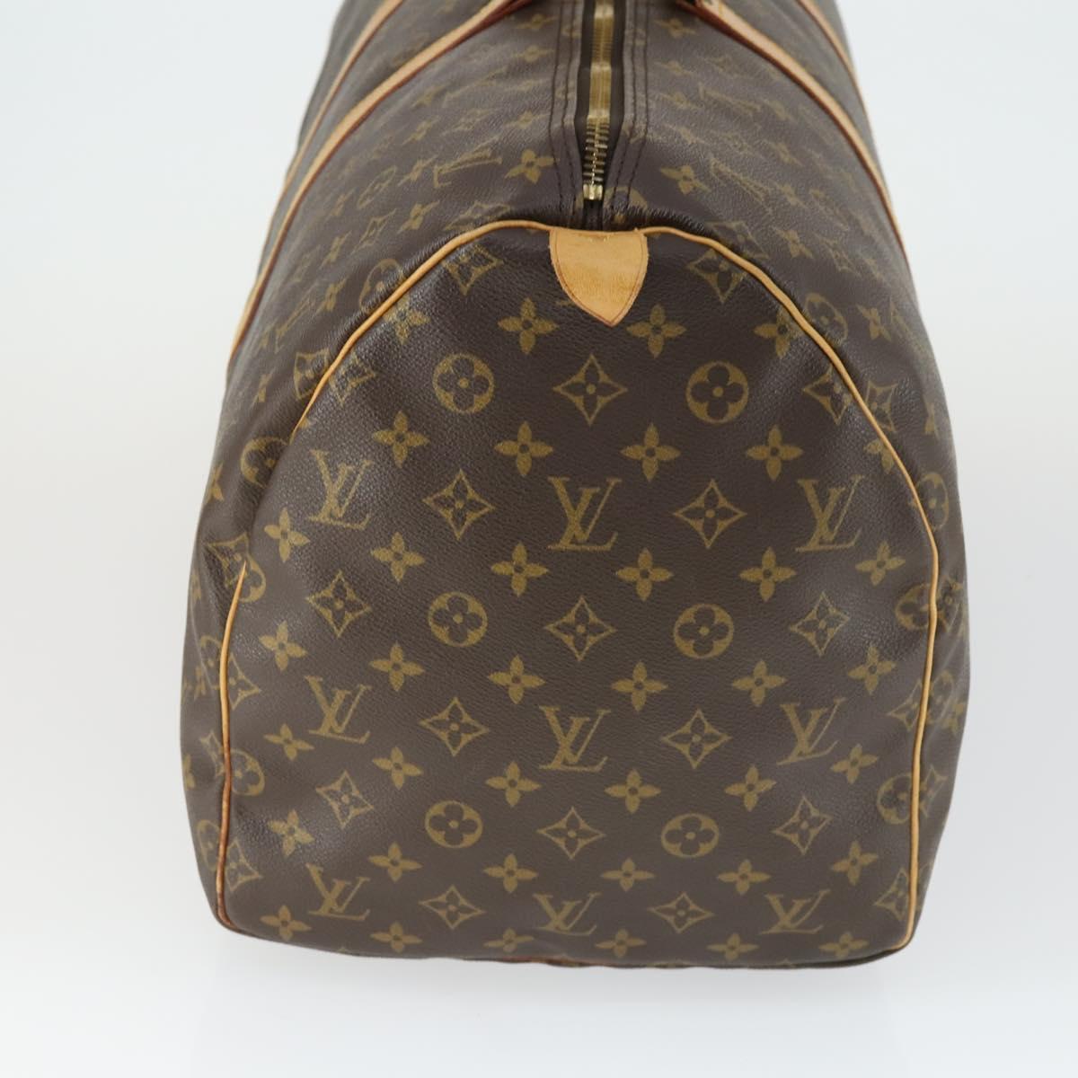 LOUIS VUITTON Monogram Keepall 55 Boston Bag M41424 LV Auth 171726